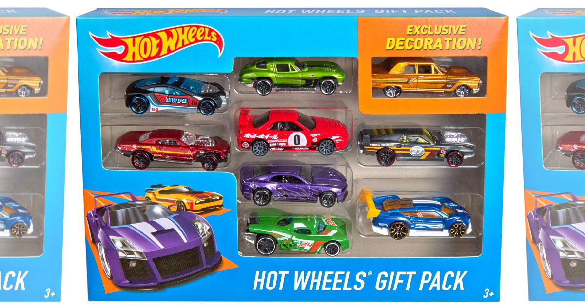 hot wheels gift pack 9 cars