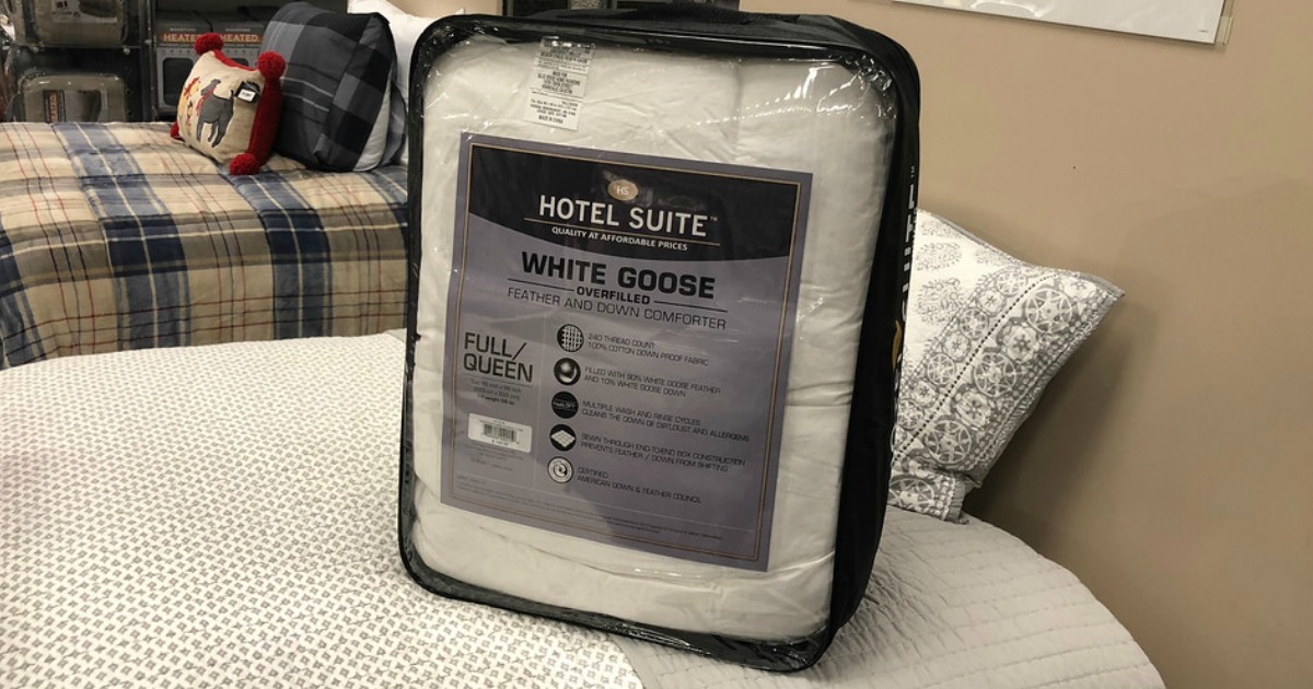 hotel suite goose down comforter