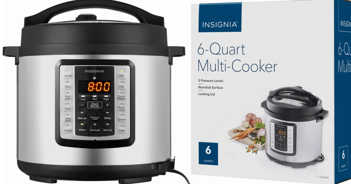 Insignia 6-Quart Pressure Cooker Only $39.99 Shipped (Regularly $100)