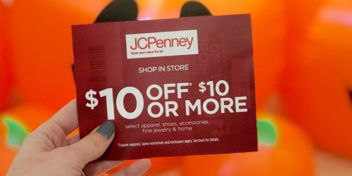 $10 off $10 JCPenney Coupon Giveaway (In-Store Only on 12/22)