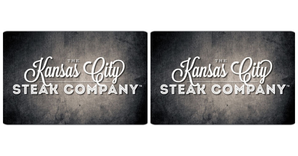 100 Kansas City Steak Company Gift Card Only 80