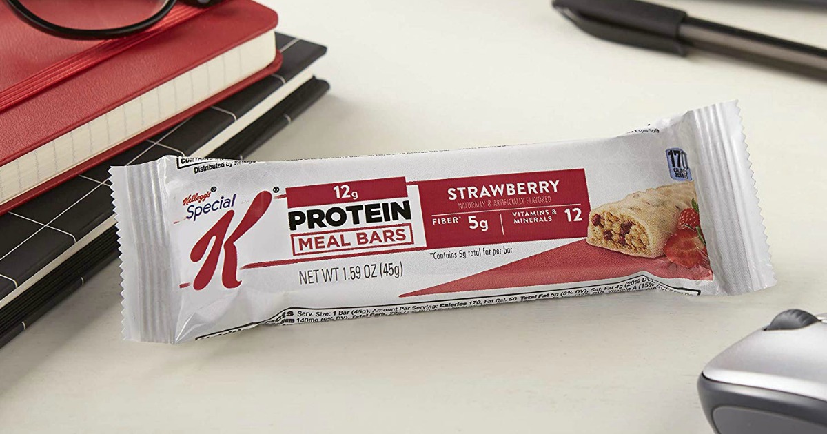 Amazon Special K Protein Strawberry Meal Bars Only 7.14 Shipped (60¢ Per Bar)