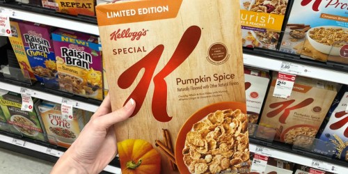 Kellogg’s Special K Seasonal Cereals Only 40¢ Per Box After Target Gift Card
