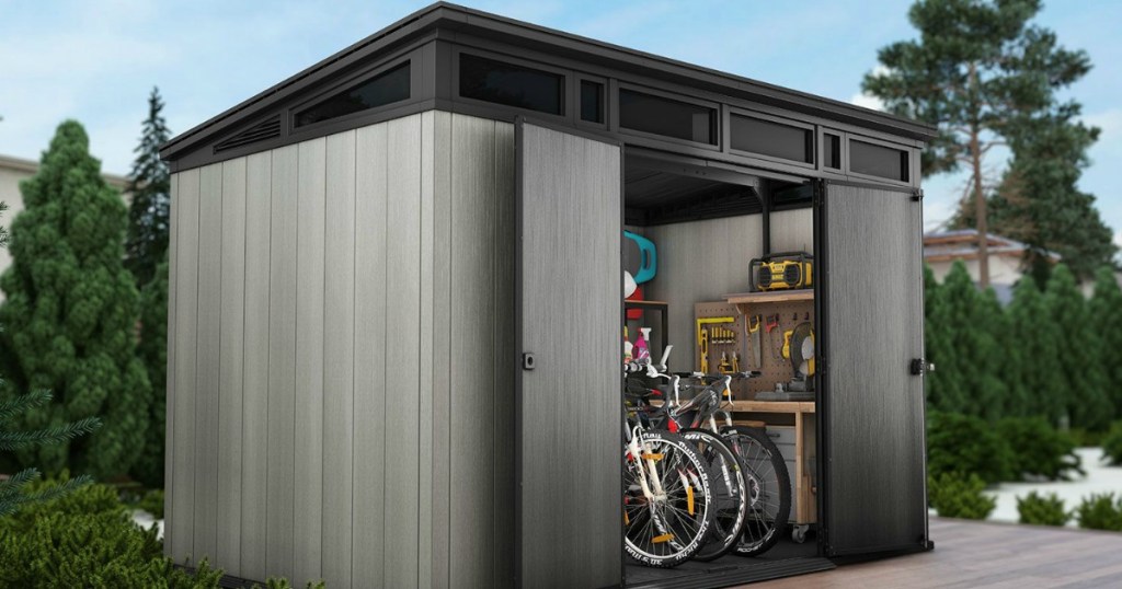 sam's club: 11' x 7' customizable storage shed only 9