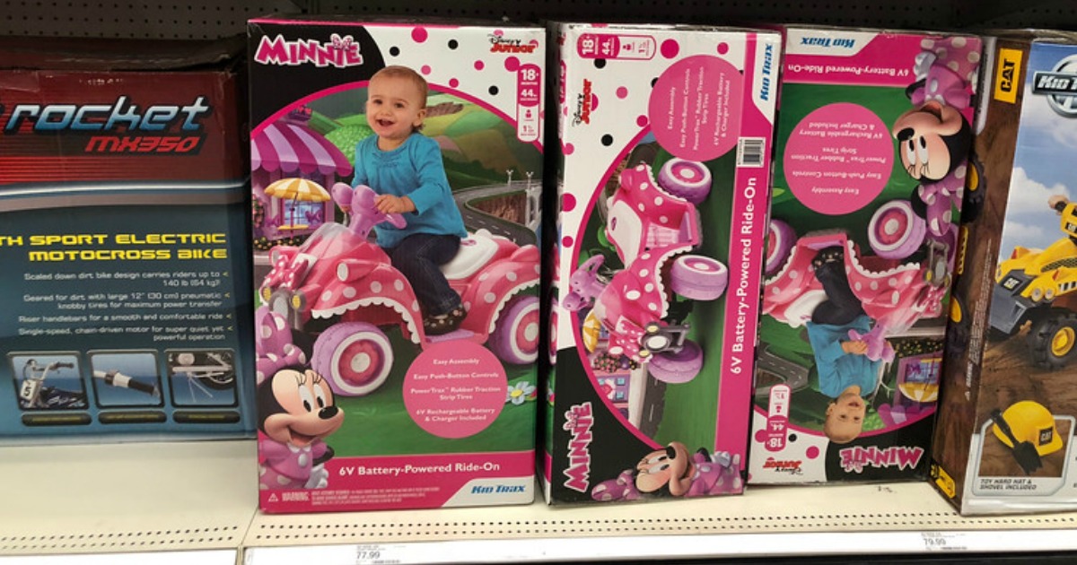 minnie mouse 6v ride on
