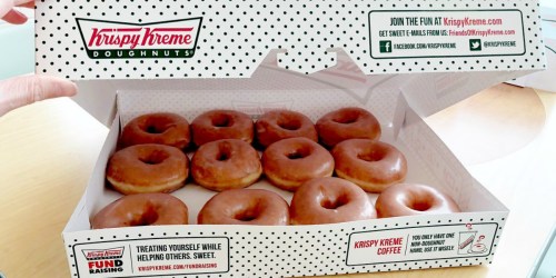 One Dozen Glazed Krispy Kreme Doughnuts Only $5.99 for Rewards Members (12/31-1/2)