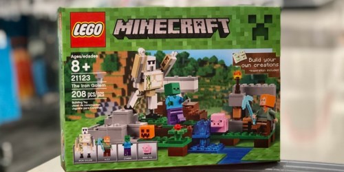 LEGO Minecraft The Iron Golem Set Only $9 Shipped (Regularly $20)