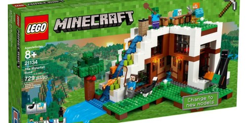 LEGO Minecraft The Waterfall Base Set Just $38.99 Shipped (Regularly $70)