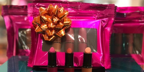 MAC 3-Piece Limited Edition Lipstick Set + MAC Gift Bag Just $18.37 Shipped (Over $55 Value) + More