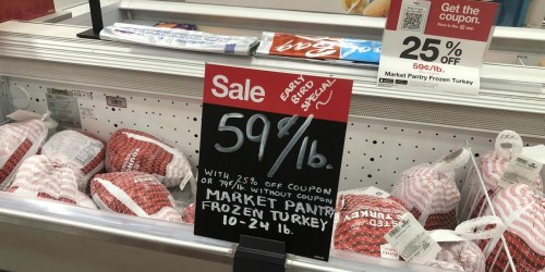 25% Off Market Pantry Frozen Turkeys at Target