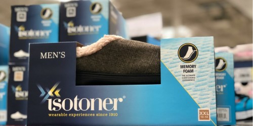Isotoner Memory Foam Slippers Only $7.98 Shipped at Sam’s Club – Today ONLY