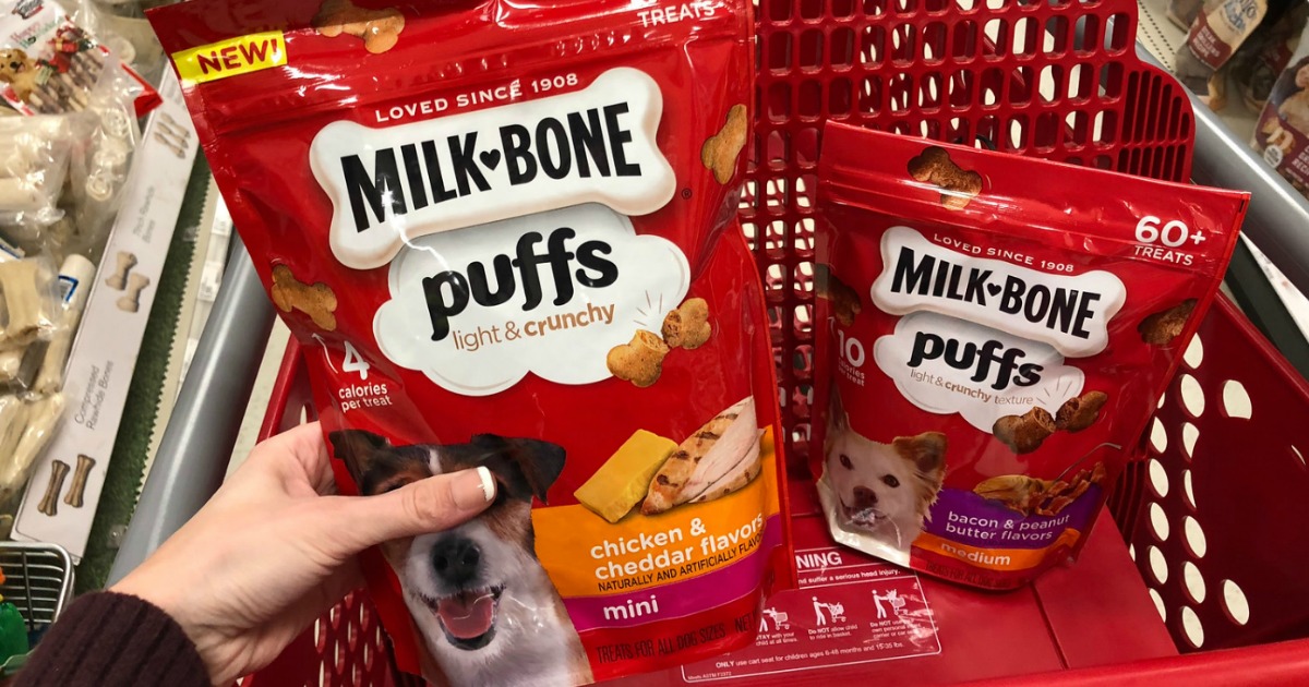 Milk-Bone Puffs Only $1.44 After Cash Back at Target (Just Use Your Phone)