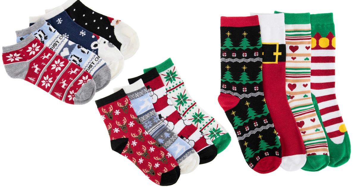 muk luk christmas socks