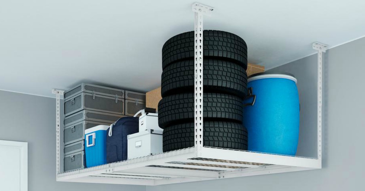 New Age Ceiling Storage Rack Shelly Lighting