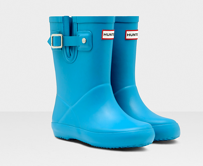 pale blue hunter boots