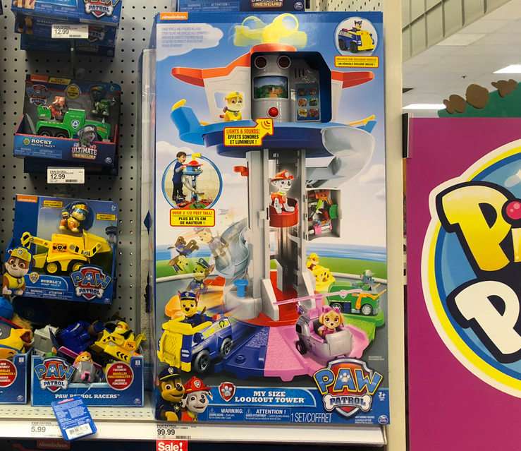 paw patrol light and sound lookout tower costco
