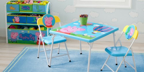 Walmart: Peppa Pig 4-Piece Toddler Playroom Furniture Set Only $34.99 (Regularly $45)