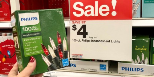 Over 30% Off Holiday Lights at Target