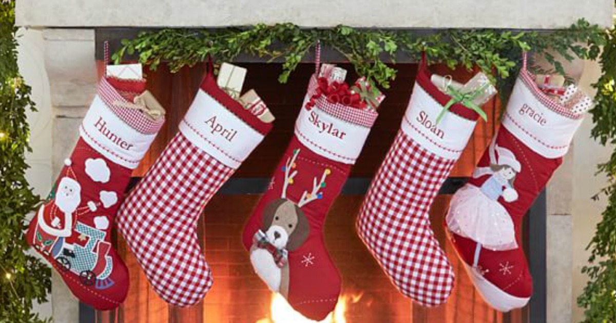 Pottery Barn Kids Personalized Christmas Stockings As Low As 13