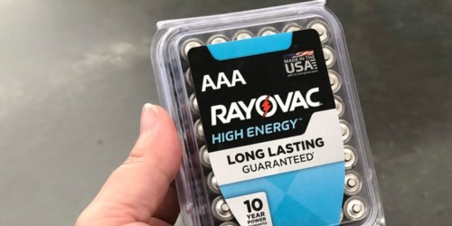 Rayovac High Energy AA or AAA Batteries 60-Pack Only $10.98 Shipped (Just 17¢ Each) + More