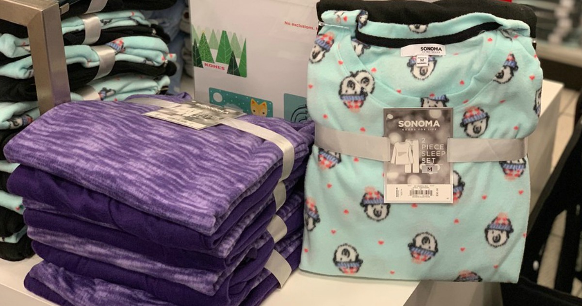 Kohl's SONOMA Women’s 2Piece Pajama Sets Only 8.49 (Regularly 30)