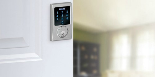 Schlage Z-Wave Touchscreen Deadbolt with Built-In Alarm Only $115.50 Shipped (Regularly $165)