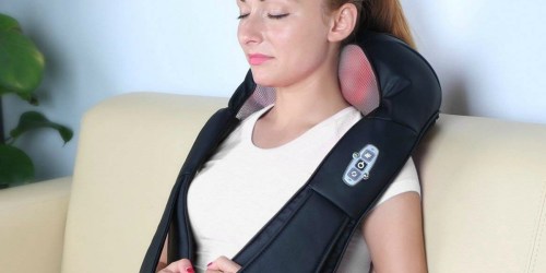 Amazon: Shiatsu Massage Pillow Only $29.99 Shipped (w/ Heat & Car Adapter)