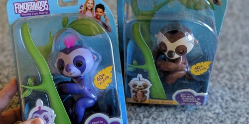 TWO WowWee Baby Sloth Fingerlings Only $4.70 at Walmart.com (Just $2.35 Each)