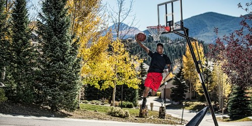 Spalding NBA 54″ Portable Angled Basketball Hoop Only $184.99 Shipped (Regularly $240)