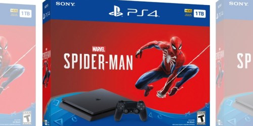 PlayStation 4 1TB Marvel Spider-Man Console Bundle as Low as $199.99 Shipped (Regularly $300)