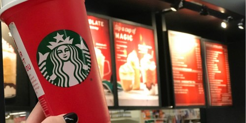 Buy 1 Get 1 FREE Starbucks Espresso Beverages & Hot Chocolate (Starting December 14th)