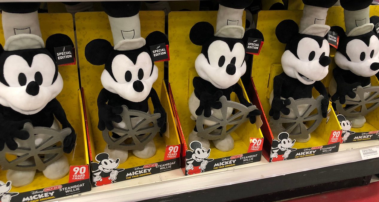 mickey mouse steamboat willie plush
