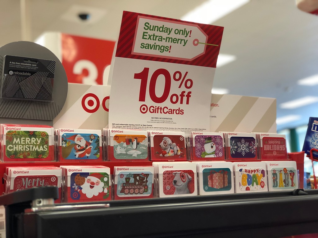 10 Off Target Gift Cards (December 2nd Only)
