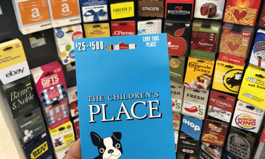 The Children's Place gift cards