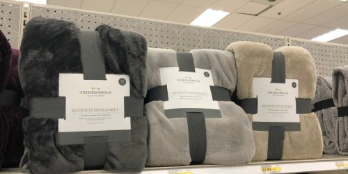 Threshold Plush Blankets Just $13.79 Shipped at Target (Regularly $23) + More