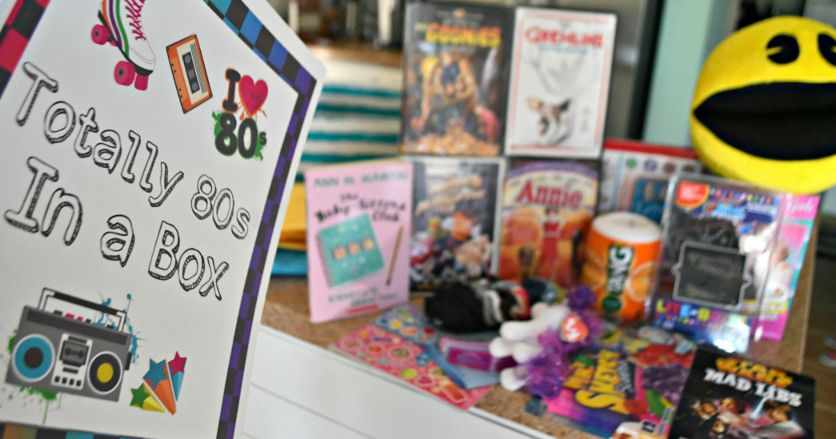 Totally 80s in a Box Gift Idea (Free Printable Included)