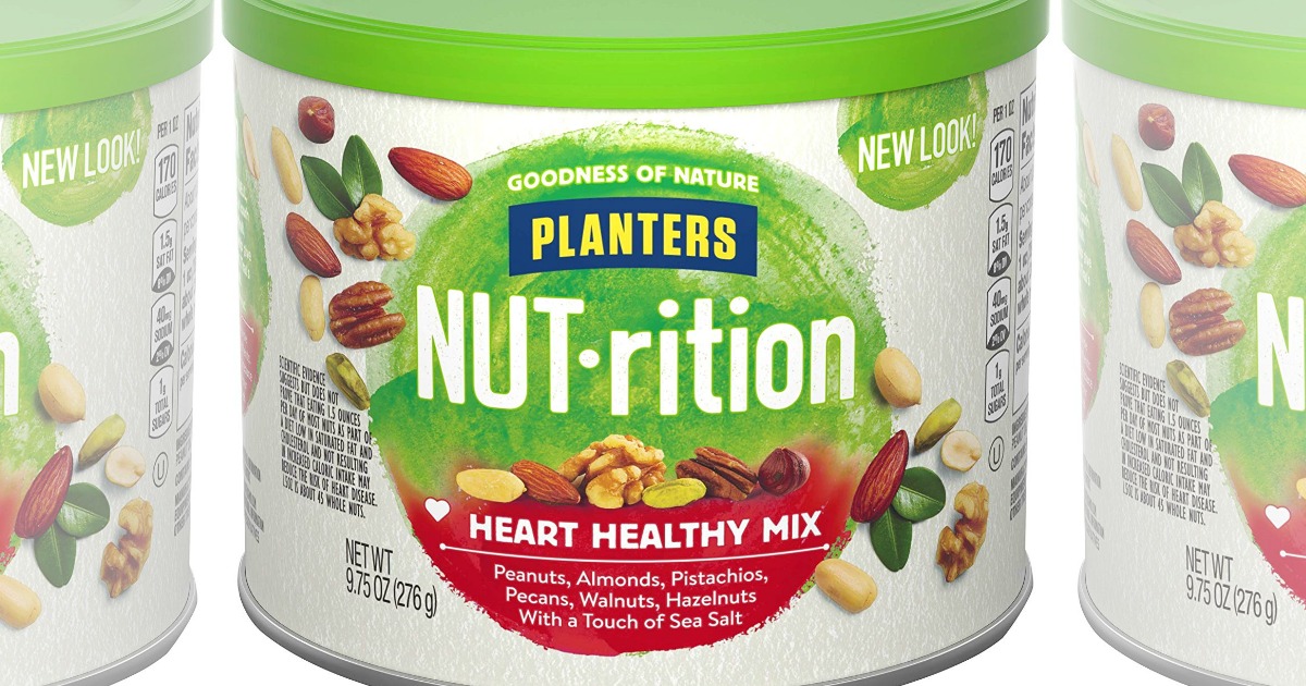 Amazon Planters NUTrition Heart Healthy Mix 3Pack Only 10.69 Shipped
