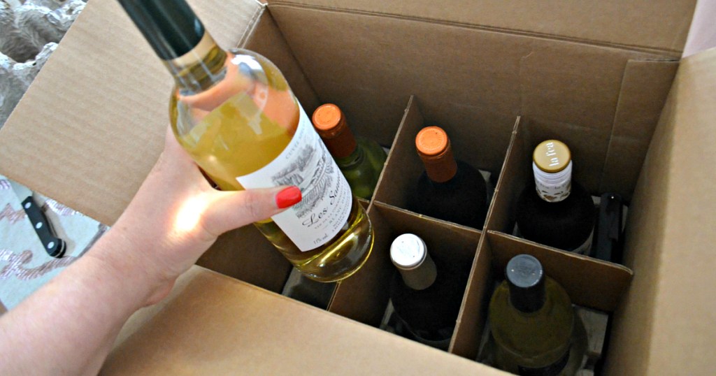 Wine Insiders box of wine delivered