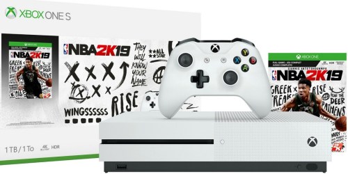 Xbox One S NBA 2K19 + Red Dead Redemption 2 Bundle Only $229.99 Shipped
