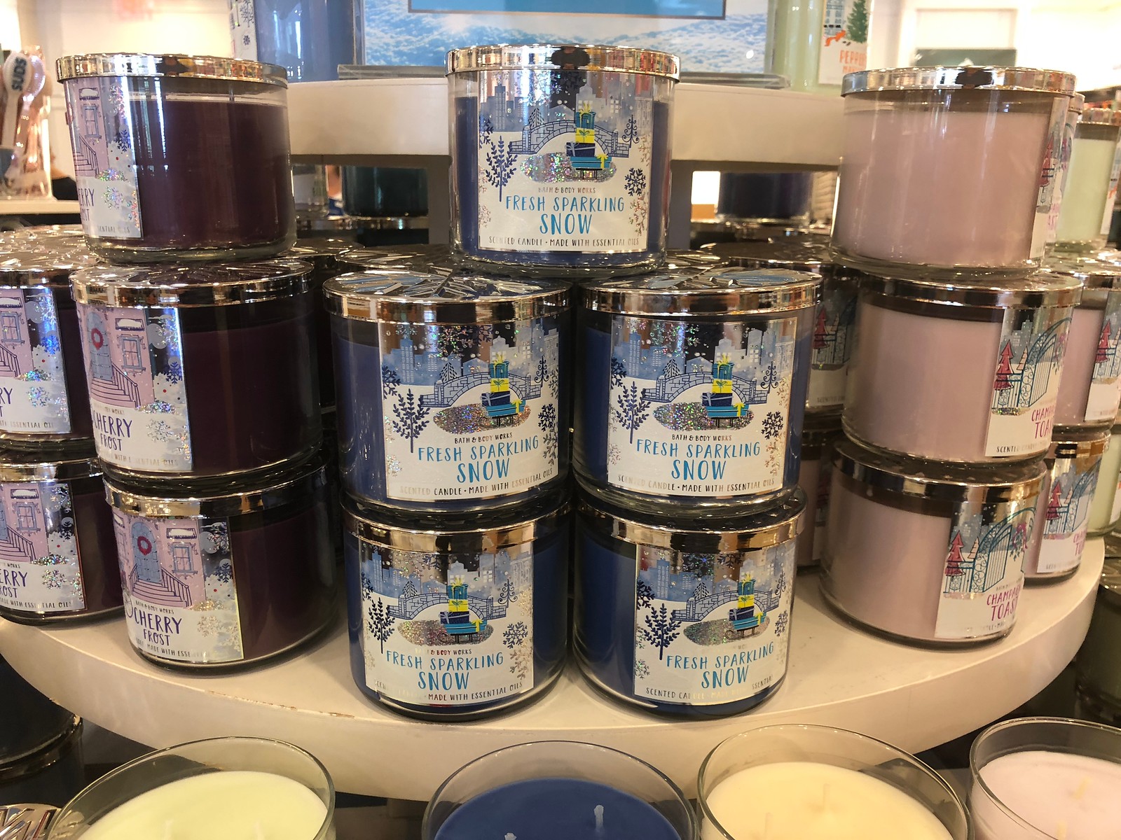 bath and body works holiday candles 2018