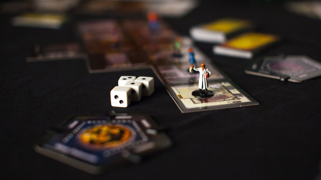 still shot of game board for Betrayal At House on the Hill Strategy Board Game