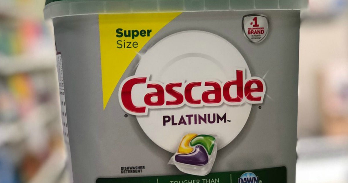 Amazon Cascade Platinum Plus Dishwasher Actionpacs 70Count Only 13.