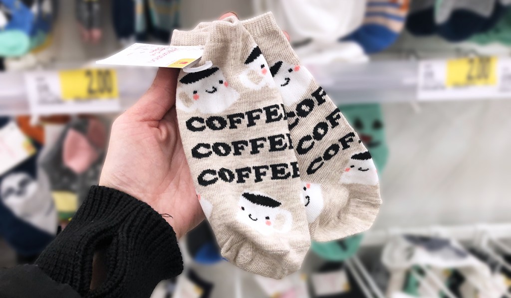 gift guide for coffee lovers — xhileration coffee socks at target