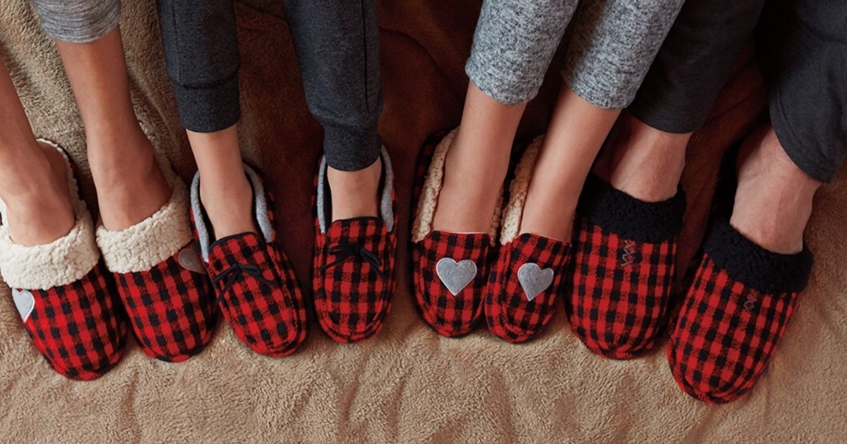 matching family slippers