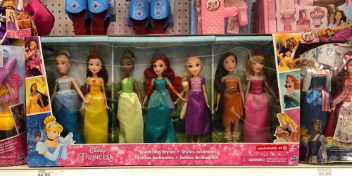 SEVEN Disney Princess Sparkling Dolls Only $39.99 Shipped (Regularly $65) at Target.com