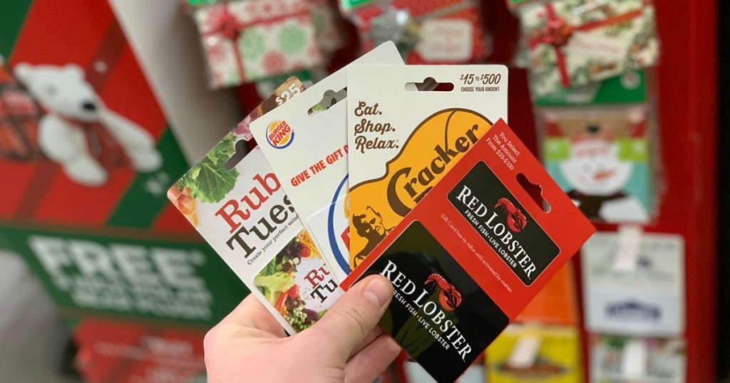 15 Off Restaurant Gift Cards at Dollar General (Red Lobster, Cracker