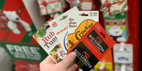 15% Off Restaurant Gift Cards at Dollar General (Red Lobster, Cracker Barrel & More)