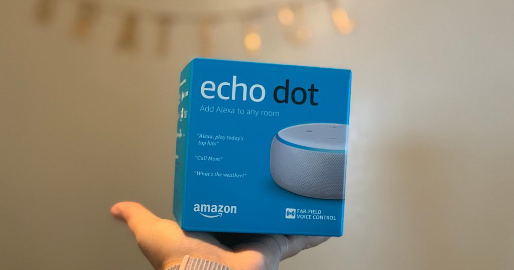 Echo dot in package