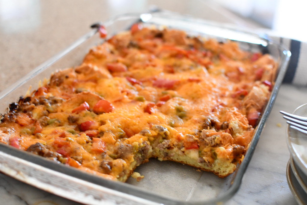 Egg and Sausage Breakfast Casserole Recipe | Make-Ahead Idea