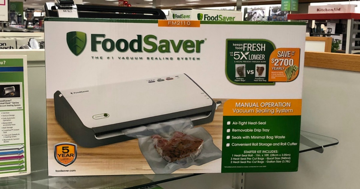 FoodSaver Vacuum Sealer System $35.99 Shipped After Rebate + $10